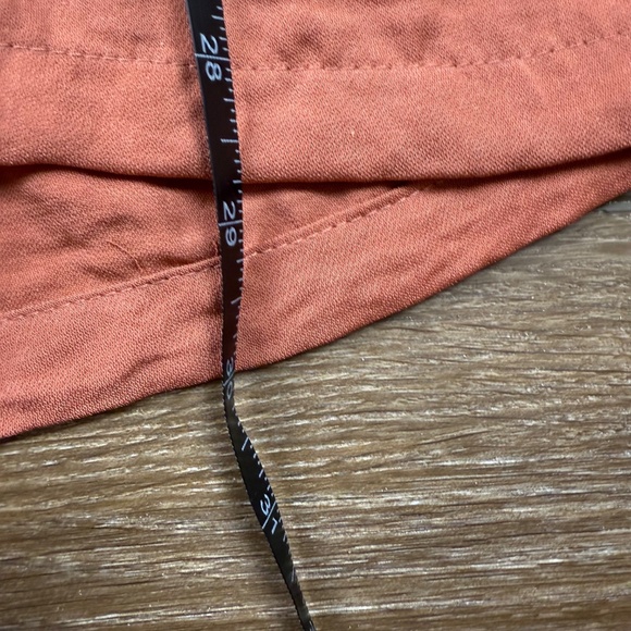 Flawless Women's Short-Sleeve Romper, Burt Orange Dressy, Boho, Fall, NWT XS - Picture 8 of 12